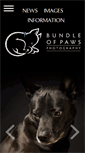 Mobile Screenshot of bundleofpawsphotography.com